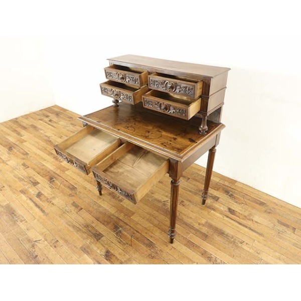 アンティーク家具 1920年頃 ビーチ材 フランス アンティーク・デスク antique70360
