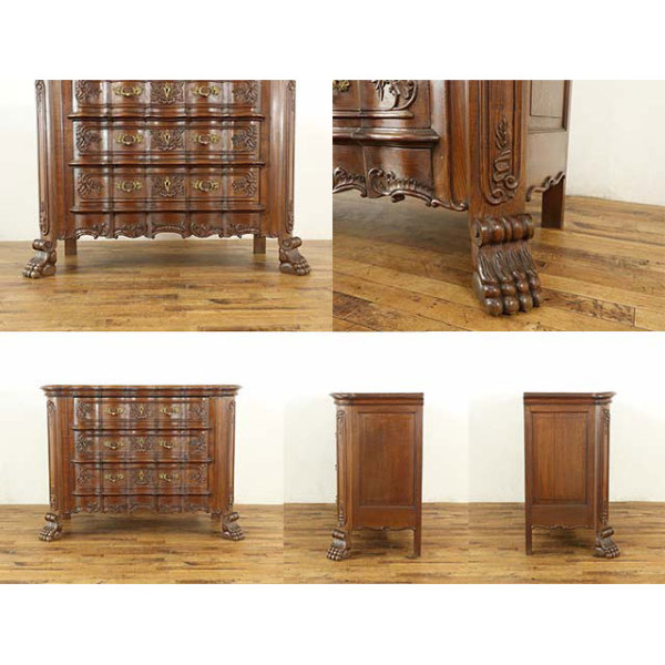 10段木製引き出し　フランス　アンティーク フランスアンティーク木箱(大)1(AW024-116) - ANTIQUE LEAVES