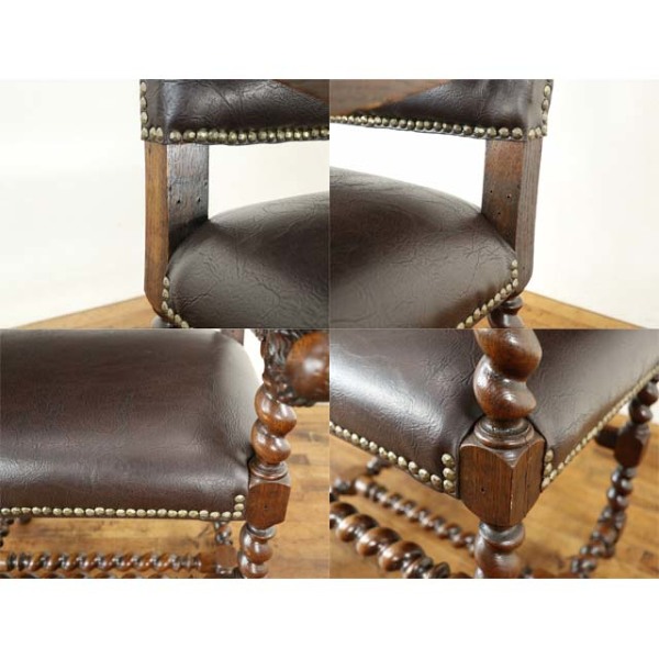 デスクチェア antique furniture 1920年頃 オーク材 フランス アンティーク・チェア antique70573 新着