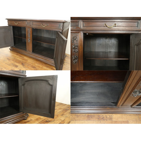 1920年頃 マホガニー材 フランス アンティーク・キャビネット