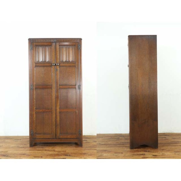 1940年頃 オーク材 イギリス アンティーク・ワードローブ antique80030