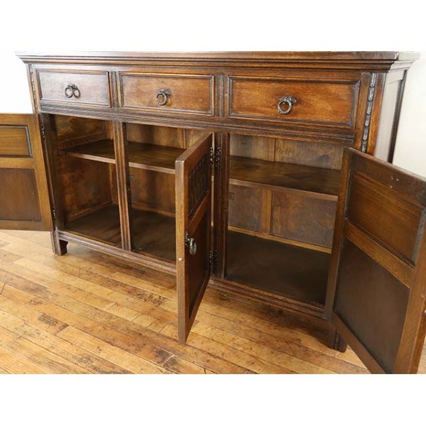 1930年頃 オーク材 イギリス アンティーク・カップボード antique80031