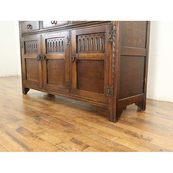 1930年頃 オーク材 イギリス アンティーク・カップボード antique80031
