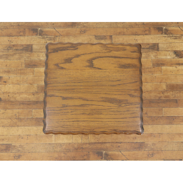 イギリスアンティーク オーク サイドテーブル／無垢材/英国家具／ディスプレイ 1920年頃 オーク材 イギリス アンティーク・サイドテーブル