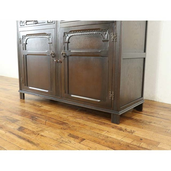 1940年頃 オーク材 イギリス アンティーク・カップボード antique80058