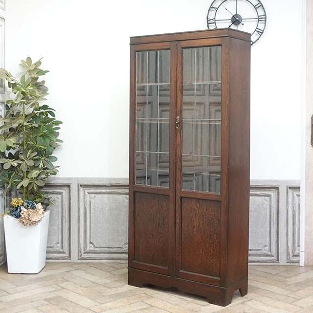 1920年頃 オーク材 イギリス アンティーク・ブックケース