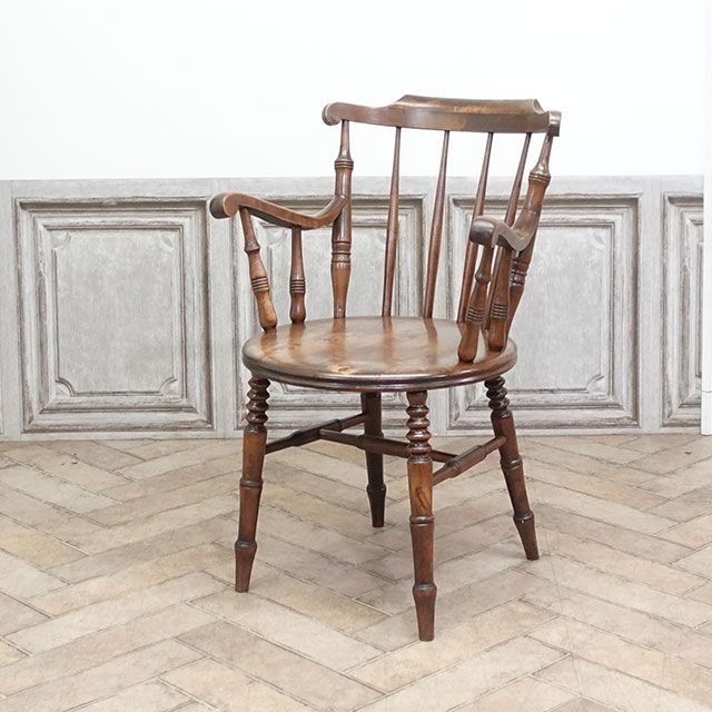 1940年頃 エルム材 イギリス アンティーク・チェア antique80084a 新着