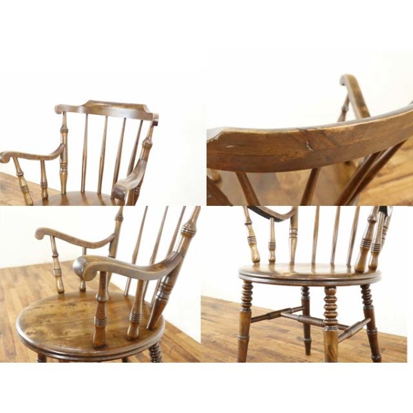 1940年頃 エルム材 イギリス アンティーク・チェア antique80084a 新着