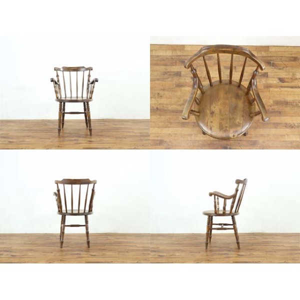 イギリスアンティーク家具　チェア 1940年頃 エルム材 イギリス アンティーク・チェア antique80084a 新着