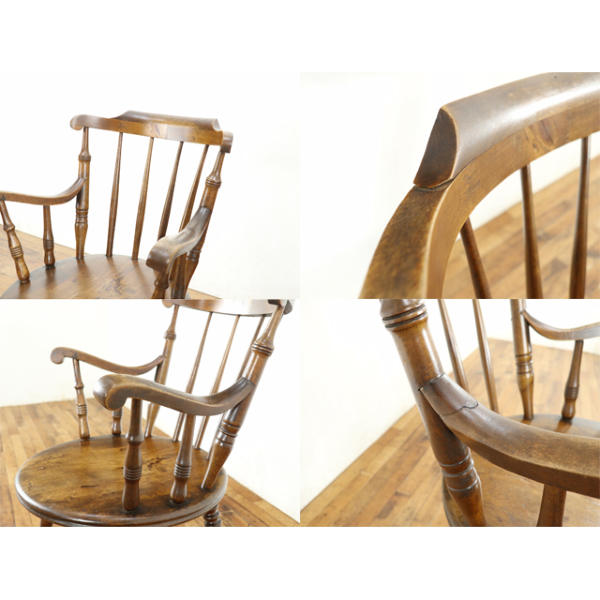 英国アンティーク チェア 椅子 1940年頃 エルム材 イギリス アンティーク・チェア antique80084b 新着