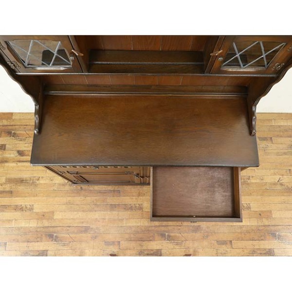 イギリス アンティーク カップボードチェスト 1940年頃 オーク材 イギリス アンティーク・カップボード antique80123