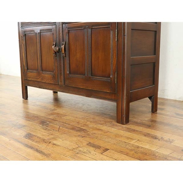 1940年頃 エルム材 イギリス アンティーク・カップボード antique80136