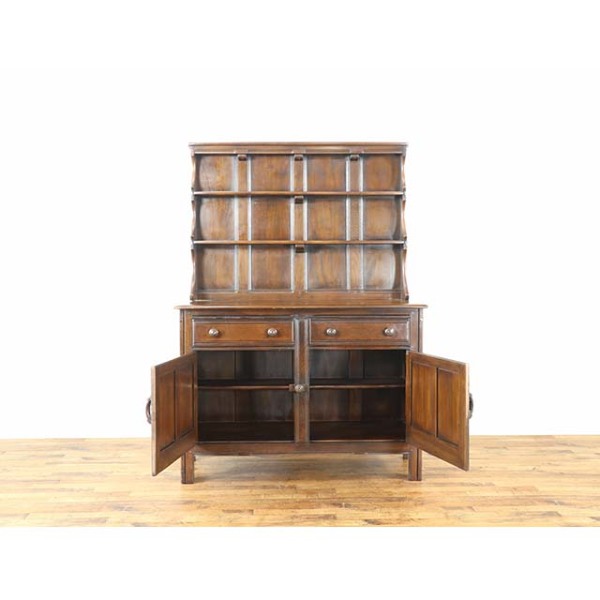 1940年頃 エルム材 イギリス アンティーク・カップボード antique80136