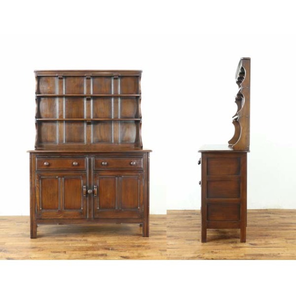 1940年頃 エルム材 イギリス アンティーク・カップボード antique80136