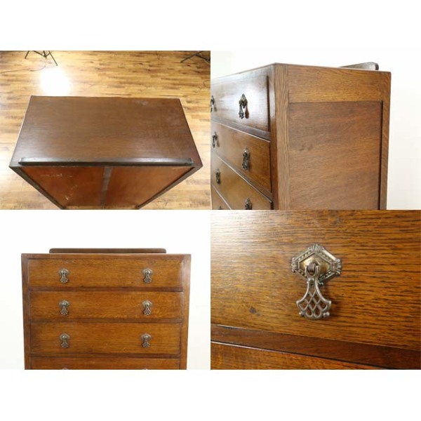 1930年頃 オーク材 イギリス アンティーク・チェスト antique80175