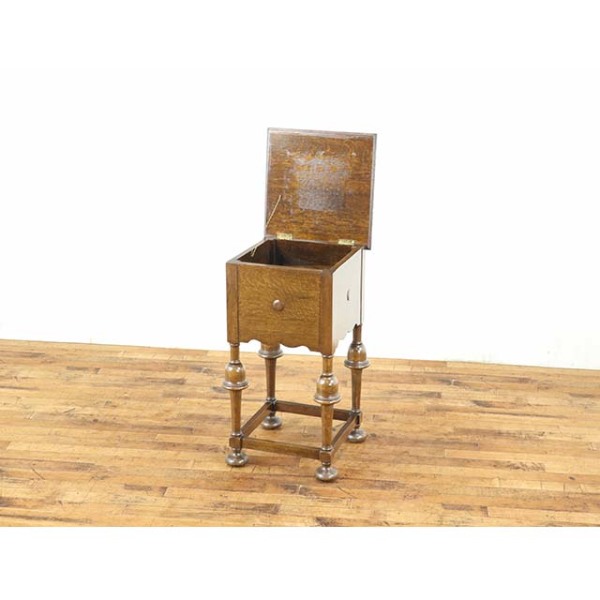 1920年頃 オーク材 イギリス アンティーク・ソーイングボックス
