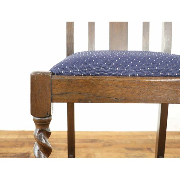 イギリスアンティークチェアー 1900年代素朴さ感じるキッチンチェア（高さ82cm） イギリス