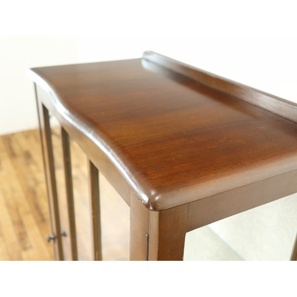 アンティーク　ショーケース 1940年頃 ウォールナット材 イギリス アンティーク・ショー