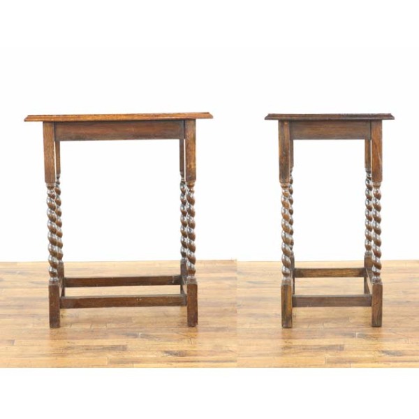 1920年頃 オーク材 イギリス アンティーク・サイドテーブル