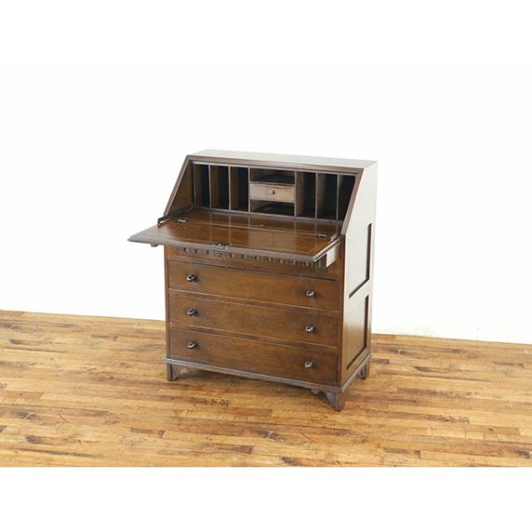 アンティーク 家具 ライティング ビューロー 1940年頃 英国 080A 1940年頃 オーク材 イギリス アンティーク・ビューロー