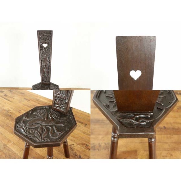 1900年頃 オーク材 イギリス アンティーク・チェア antique80287 新着