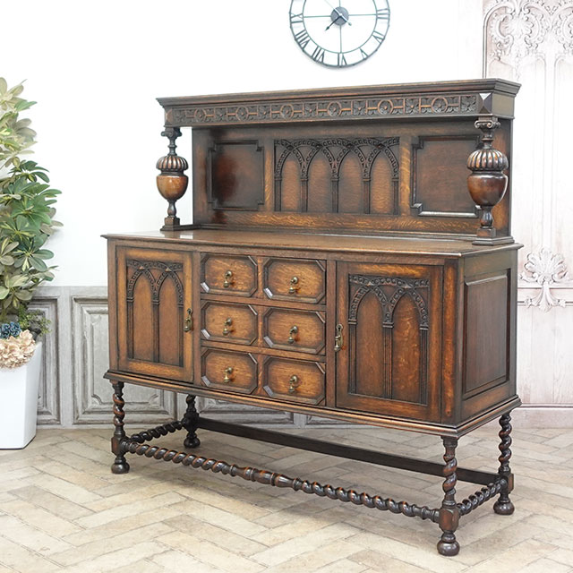 1920年頃 オーク材 イギリス アンティーク・サイドボード antique80342