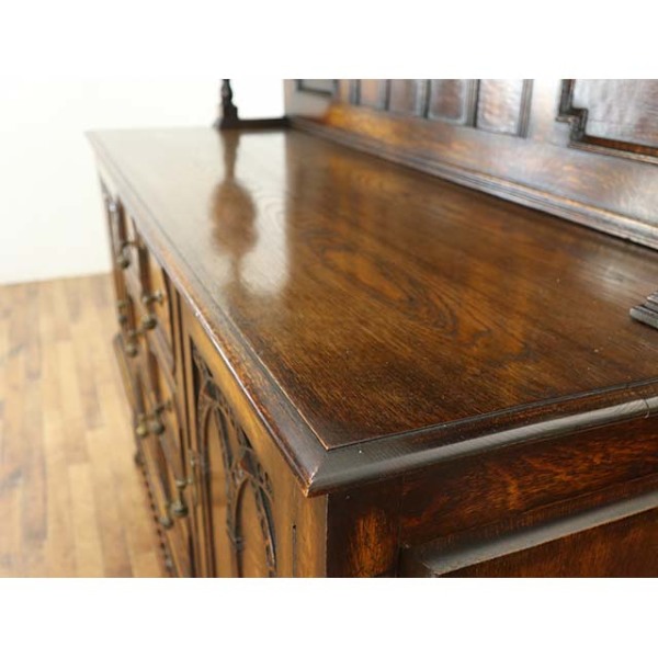 1920年頃 オーク材 イギリス アンティーク・サイドボード