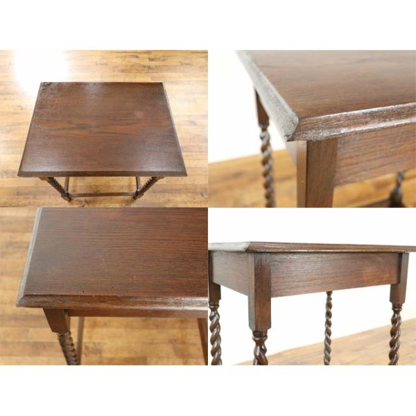 1920年頃 オーク材 イギリス アンティーク・サイドテーブル