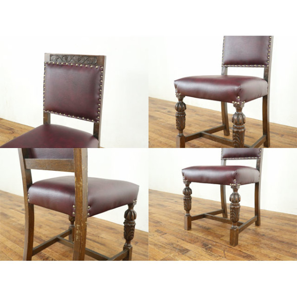 1920年頃 オーク材 イギリス アンティーク・ダイニングセット