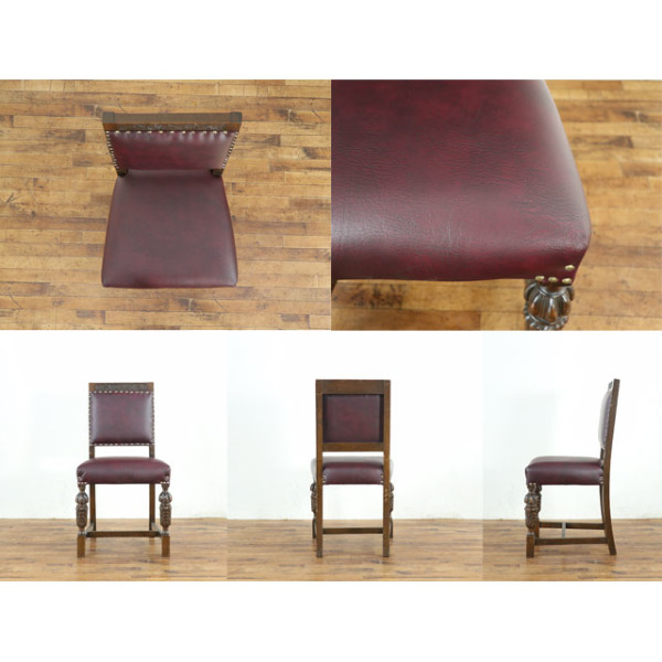 1920年頃 オーク材 イギリス アンティーク・ダイニングセット