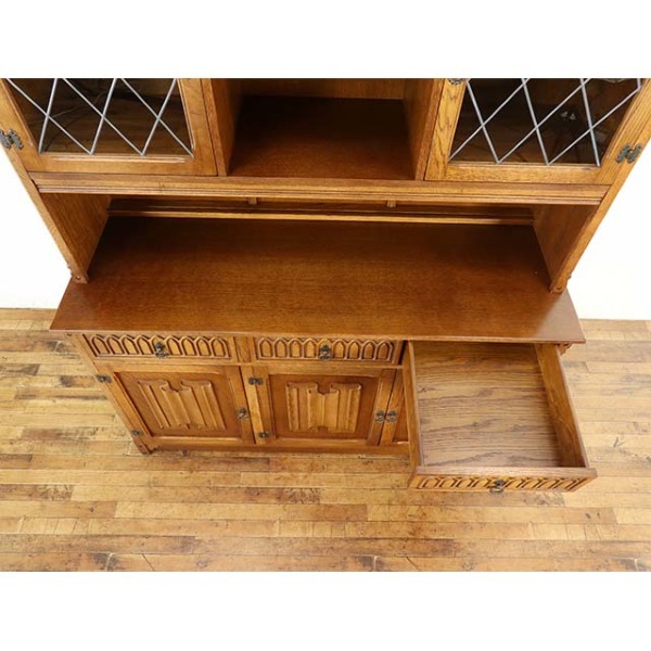 1950年頃 オーク材 イギリス アンティーク・キャビネット