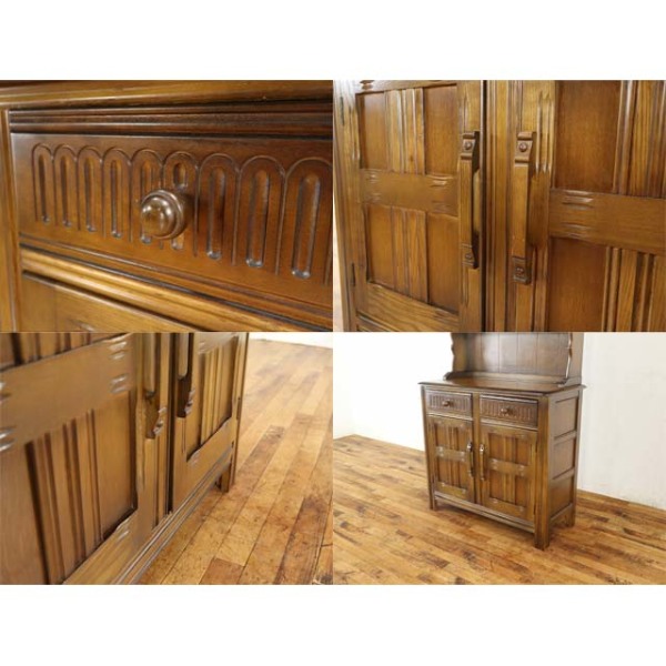 1940年頃 オーク材 イギリス アンティーク・カップボード antique80399