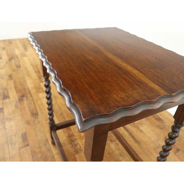 英国　アンティーク　サイドテーブル　1920年代 1920年頃 オーク材 イギリス アンティーク・サイドテーブル