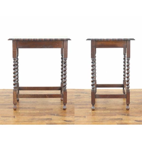 1920年頃 オーク材 イギリス アンティーク・サイドテーブル