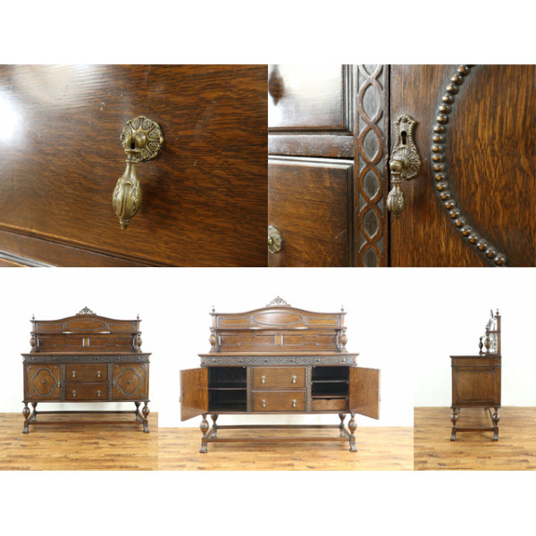 1920年頃 オーク材 イギリス アンティーク・サイドボード antique80438