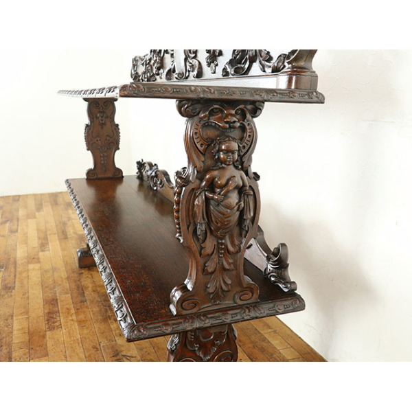 1900年頃 オーク材 イギリス アンティーク・キャビネット antique80445