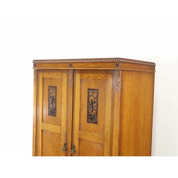 1930年頃 オーク材 イギリス アンティーク・ワードローブ antique80453