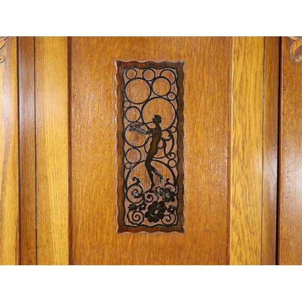 1930年頃 オーク材 イギリス アンティーク・ワードローブ antique80453