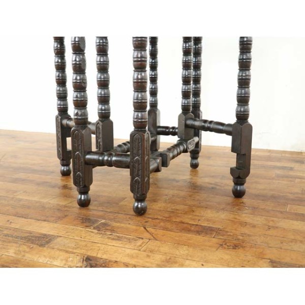 1900年頃 オーク材 イギリス アンティーク・サイドテーブル