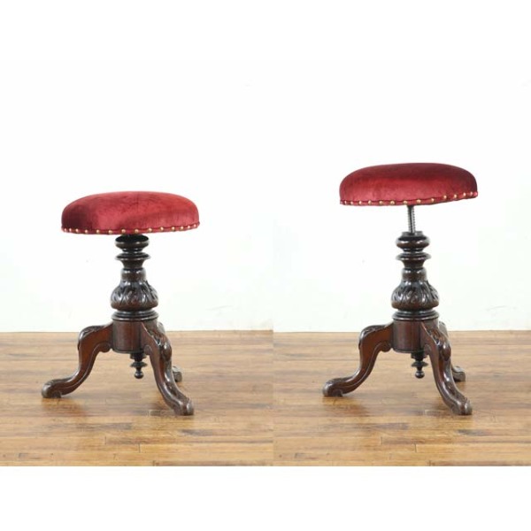 1910年頃 マホガニー材 イギリス アンティーク・スツール antique80483