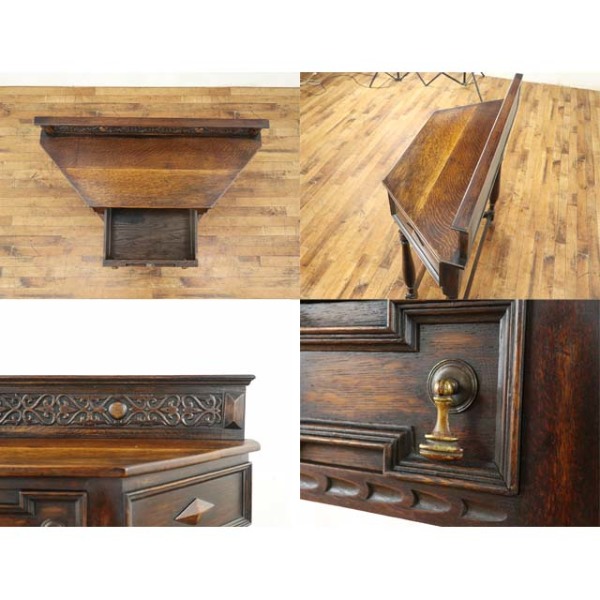 1920年頃 オーク材 イギリス アンティーク・コンソール antique80486