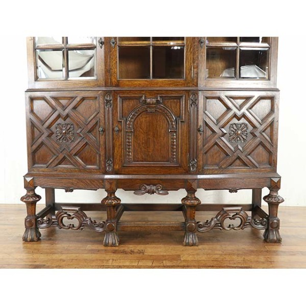 1920年頃 オーク材 イギリス アンティーク・キャビネット antique80513