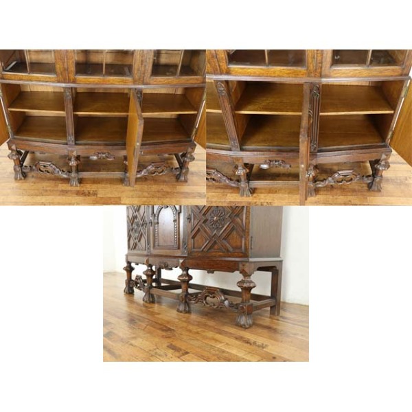 1920年頃 オーク材 イギリス アンティーク・キャビネット antique80513