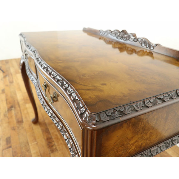 1950年頃 ウォールナット材 イギリス アンティーク・コンソール