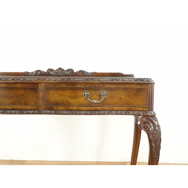 イギリス　アンティーク　コンソール 1950年頃 ウォールナット材 イギリス アンティーク・コンソール