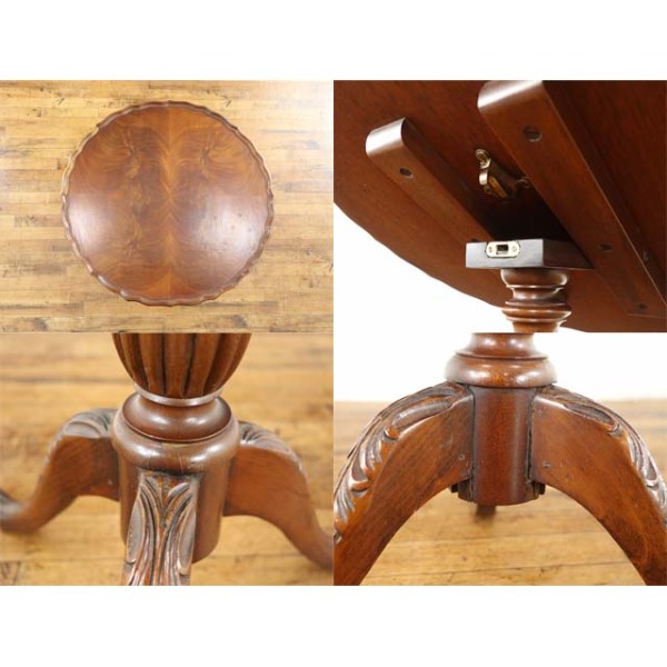 1930年頃 マホガニー材 イギリス アンティーク・サイドテーブル