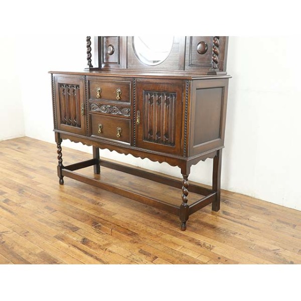 イギリスアンティーク 1920年頃 オーク材 イギリス アンティーク・サイドボード antique80522