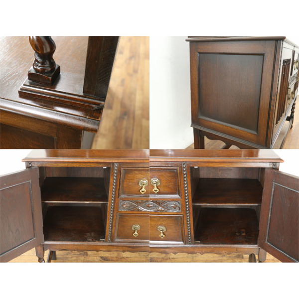 1920年頃 オーク材 イギリス アンティーク・サイドボード antique80522