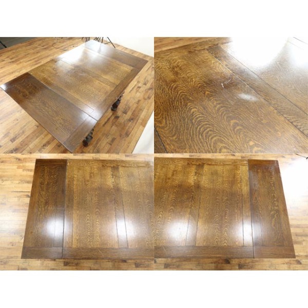 1920年頃 オーク材 イギリス アンティーク・ダイニングテーブル