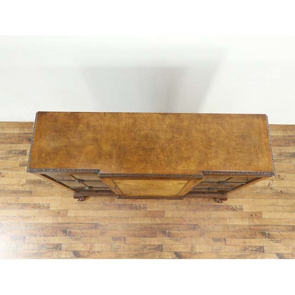 1930年頃 ウォールナット材 イギリス アンティーク・ブックケース